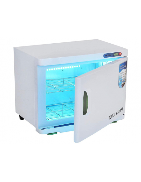 Kompressenwärmer 23L mit UV Sterilisation in weiss