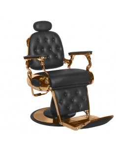 Barber Chair schwarz mit Kupfer