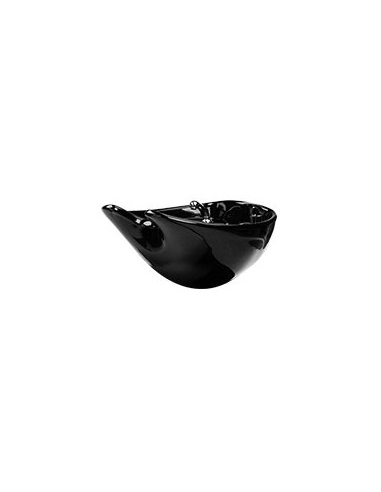 Friseurwaschbecken Keramik COSMO in schwarz oder weiss