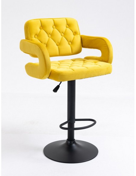 Make Up Stuhl Wartebereich Rezeption gelb & schwarz